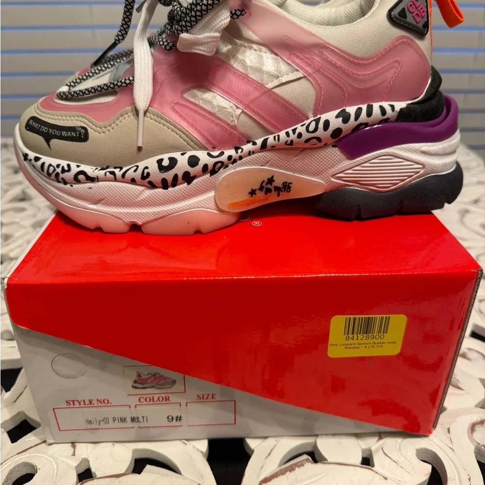 Nature Breeze Women's Chunky Dad Sneakers - Pink, White, Black Size 9 NIB - Picture 6 of 8